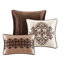 7 Piece Comforter Red King, Striking With Patterns, Bedding, Machine Washable, Comforter, Shams, Pillows, Bed Skirt King , Enticing-117581442-117581444