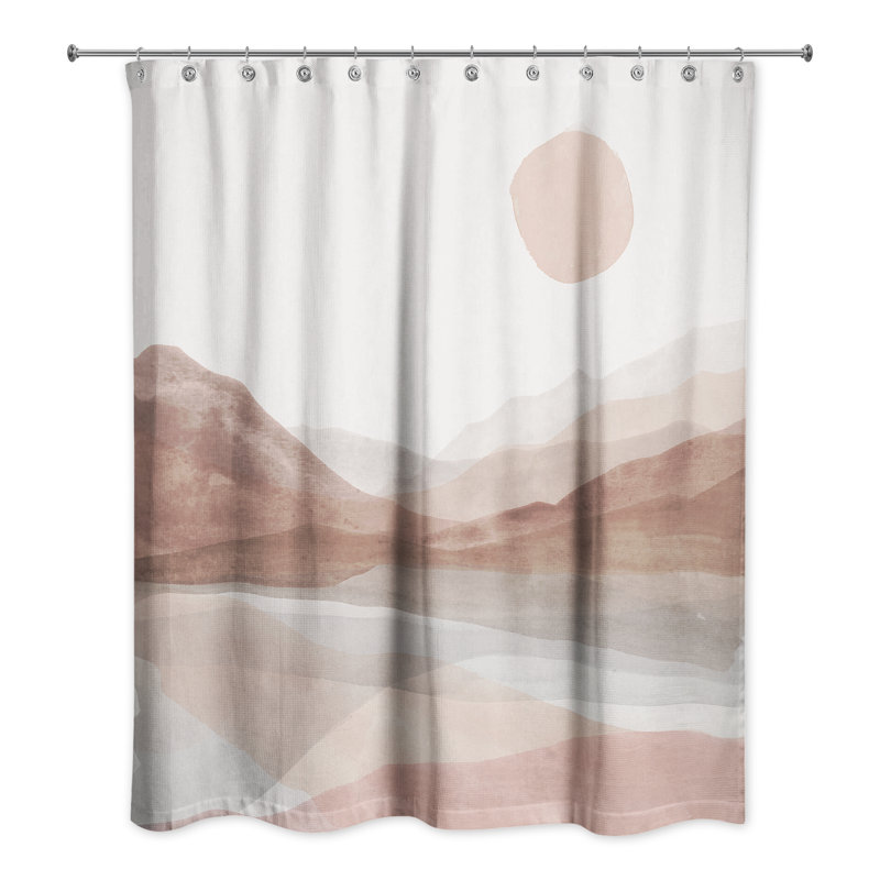 Rideau de douche Mauve Boho