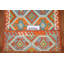 Tapis oriental kilim réversible en laine 4 x 7