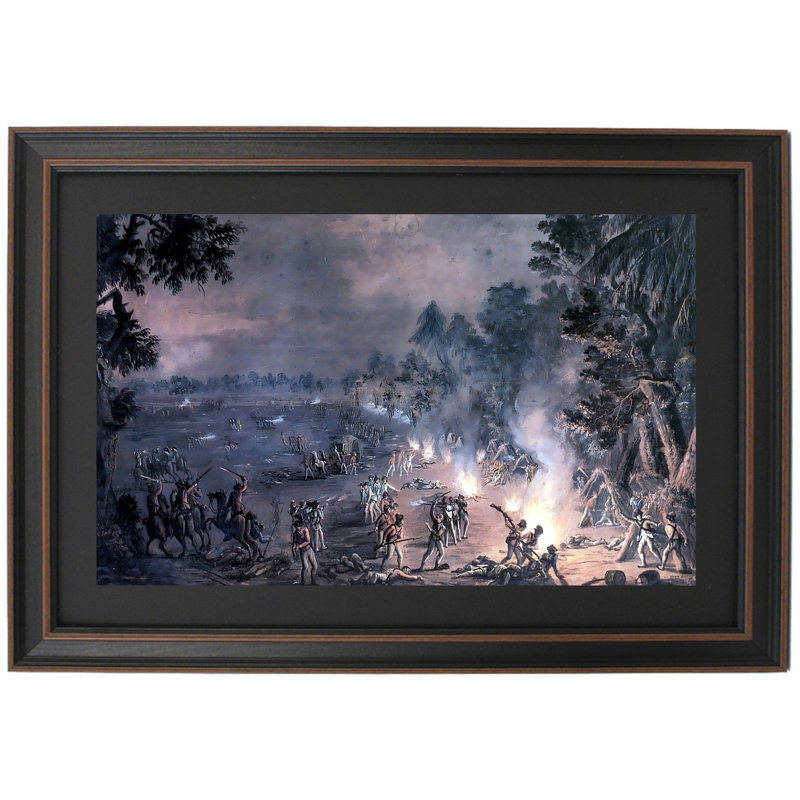 Bataille de Paoli par Xavier Della Gatta, H 21 po x l 36 po