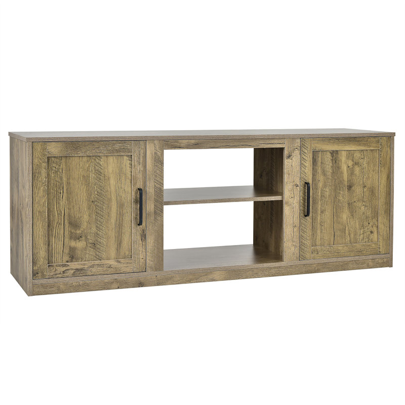 Tawney Unfinished TV Stand for TVs up to 65", Natural