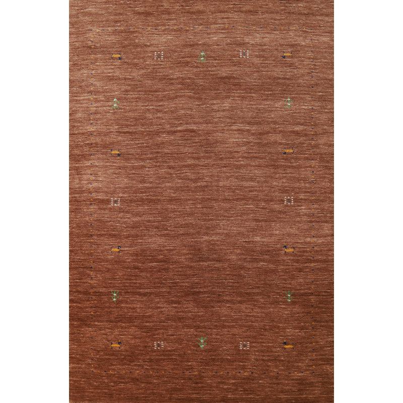 Brown Gabbeh Indian Rug 4x6
