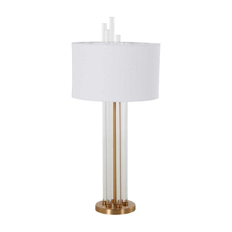 Merna Crystal/Metal Table Lamp