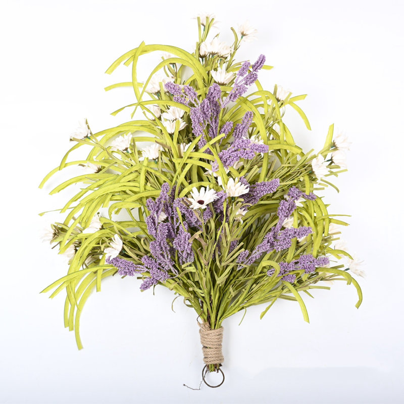 Arrangement floral de fleurs artificielles, Mauve