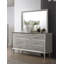 Miroir rectangulaire en métal Emyree