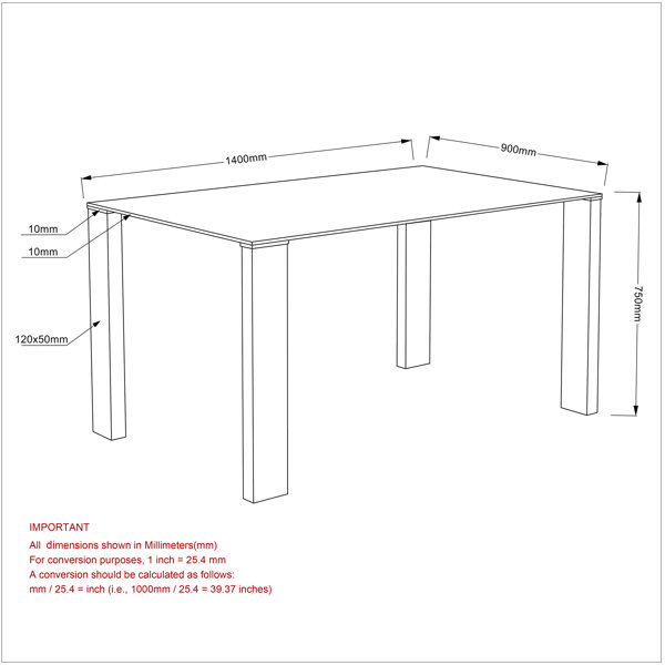 Dimensions du produit