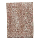Riviera Abstract Area Rug in Rust/Ivory