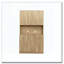 Armoire de cuisine 70,87 "de haut avec 6 portes, 1 tablette ouverte et 1 tiroir-1431634718