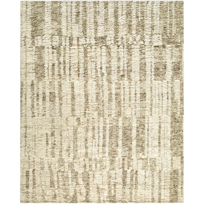 Rabat Hand Knotted Area Rug, Rectangle 2' x 3'