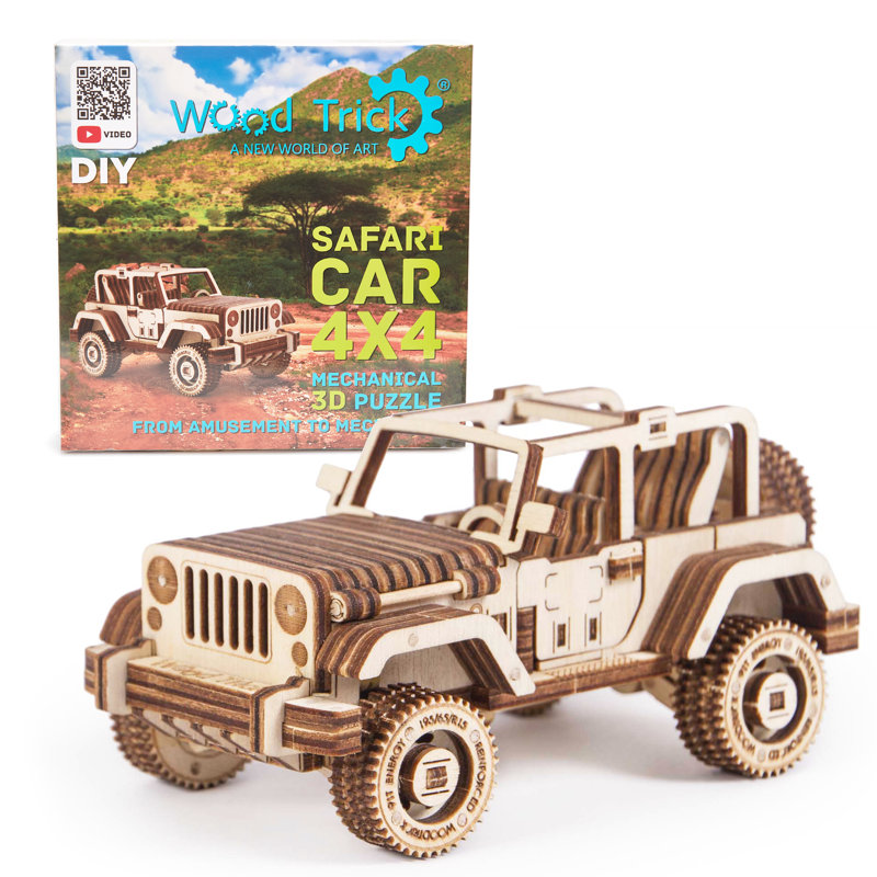Wood Trick Safari Car