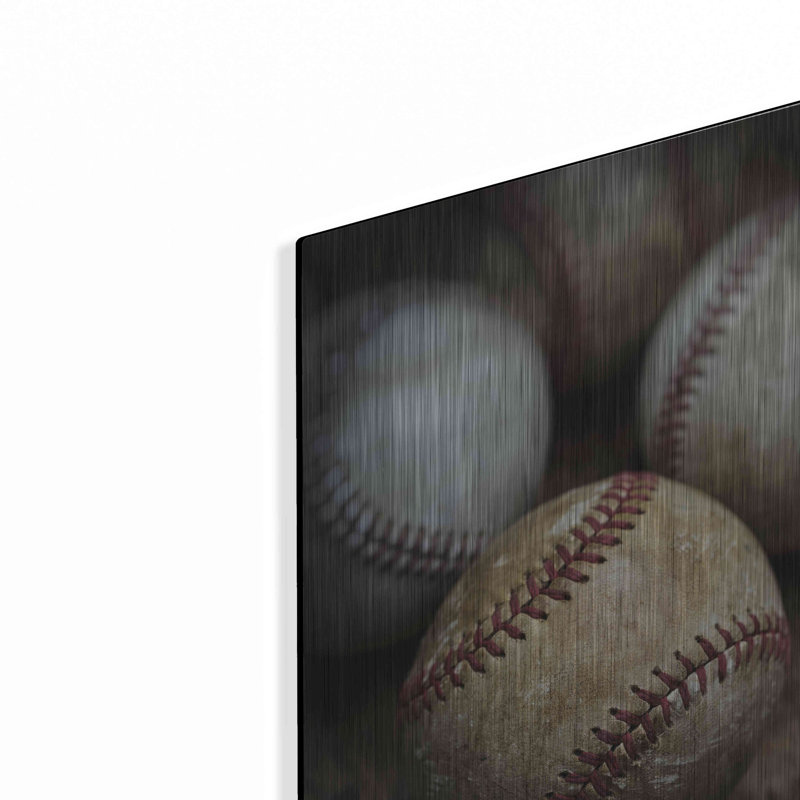 «Old Baseball» par Edward M. Fielding, H 16 po x l 12 po