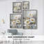 Reproduction encadrée FLORAL Series CDXI - bois massif-1619745518