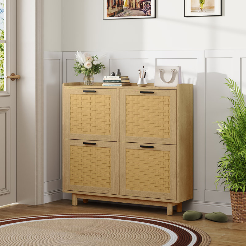 Shoe Storage, Natural Wood