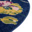 Tapis floral bleu marine / rose / jaune Bloom-1853025572