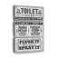 Proper Bathroom Rules, reproduction d'art sur toile-92760695