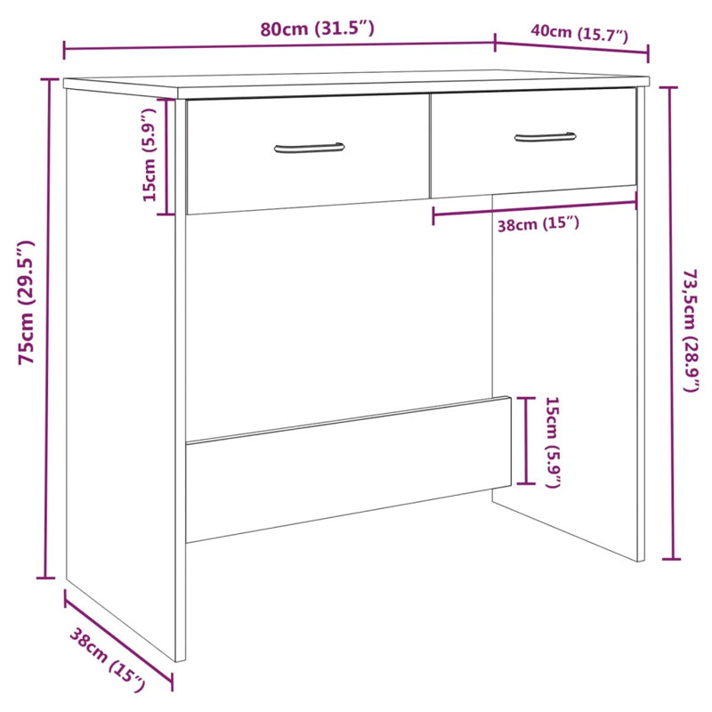 Alixandrea Desk, Grey Sonoma