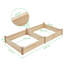 Wood Raised Garden Bed