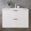 790mm Single Bathroom Vanity with Integrated Ceramic Basin