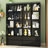 78.7'' H x 63'' W Solid + Manufactured Wood Display Case