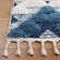 Imraan Tassel Shag Performance Geometric Rug