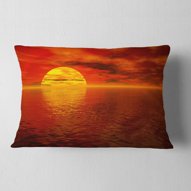 Coussin Sun, 12 po x 20 po, Rectangle