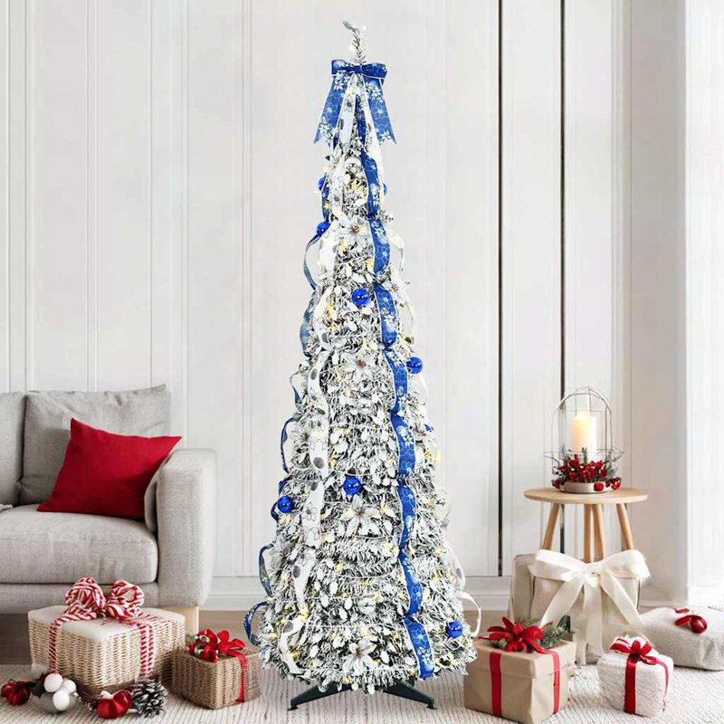 Artificial Christmas Tree Green PVC, 6.89' H