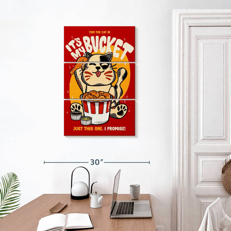 Yarlin It's My Bucket, 50" H x 32" W
