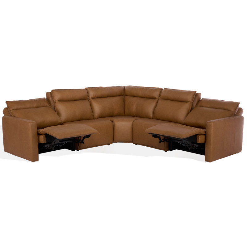 Canapé modulaire en cuir Gretel
