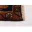 Tapis rouge rectangulaire en laine de conception unique 4 pi 4 po x 7 pi Hemko