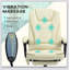 Chaise de bureau avec structure en métal, similicuir, pivotant, soutien lombaire, massage, hauteur réglable-2132307663
