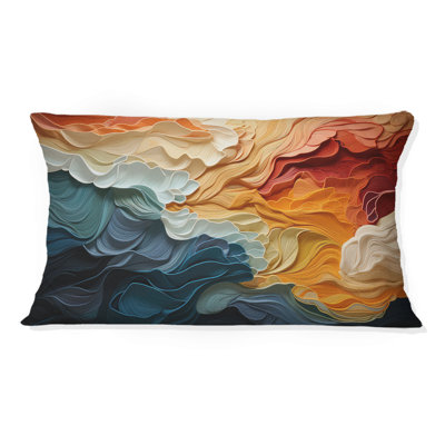 Biomorphism Forms V - Modern Printed Throw Pillow
