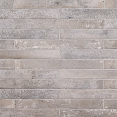 Ackland Montello 2 in. x 18 in. Matte Porcelain Brick Look Floor and Wall Tile
