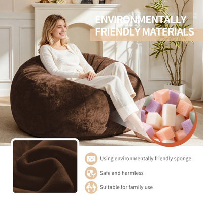 Fauteuil à billes en mousse viscoélastique de qualité supérieure pour une détente ultime