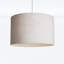 20cm H Velvet Drum Pendant Shade-2013800716