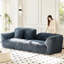 Canapé modulaire en chenille bleue-154096929-154096991