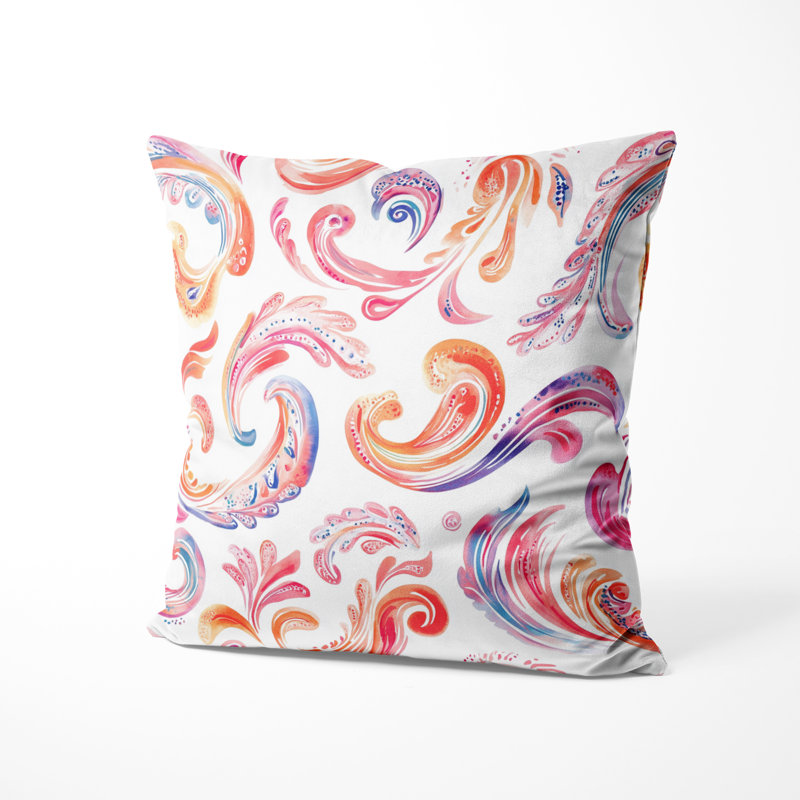 Coussin décoratif moderne Modern - Paisley Dream, H 20 po x l 20 po