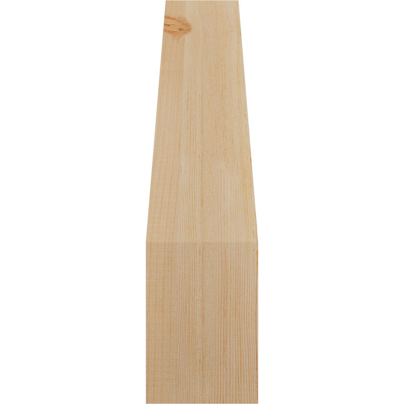 Attelle de genou olympique, Sapin de Douglas, H 24 po x l 5,5 po x P 16 po, Attelle lisse
