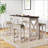 Console Table W/4 Stools,Dining Table Set