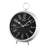 QXG155ALH Traditional Desk Table Clock, Silver-Tone