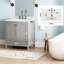 Meuble-lavabo gris de 30 po avec lavabo. Armoire en bois massif entièrement assemblée. Comptoir en marbre. Tiroirs à fermeture en douceur. Profondeur 29,36 po, largeur 18,76 po, hauteur 34,72 po. Poids 93,36 lb. Rangement moderne. Bricolage