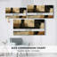 Série abstraite 3 # LXV-Gallery, toile tendue
