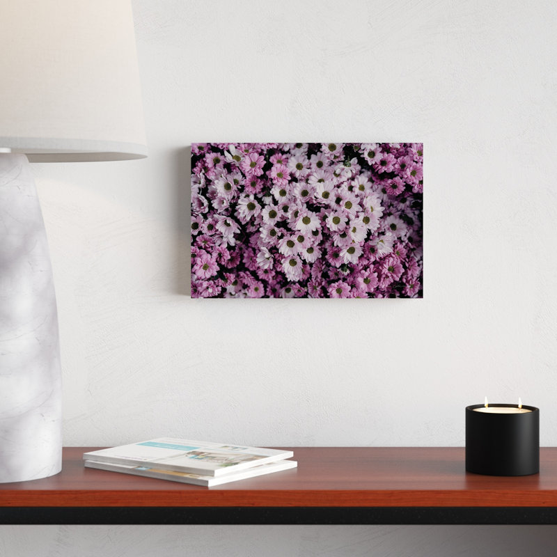 " Pale Daisies ", 8" H x 12" W, No, Wrapped Canvas
