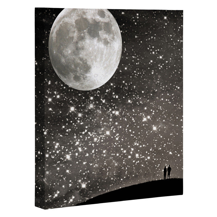 « love under the stars », impression, H 20 po x l 16 po x P 1 po, Toile