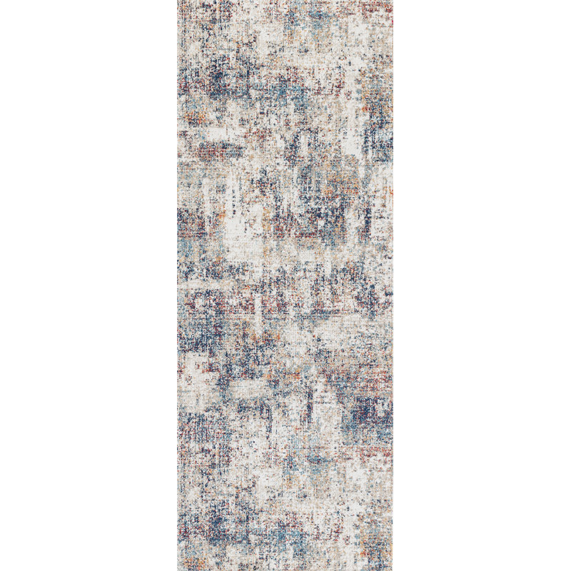 Cedres Modern Boho Cream Area Rug, Runner 80 x 220cm