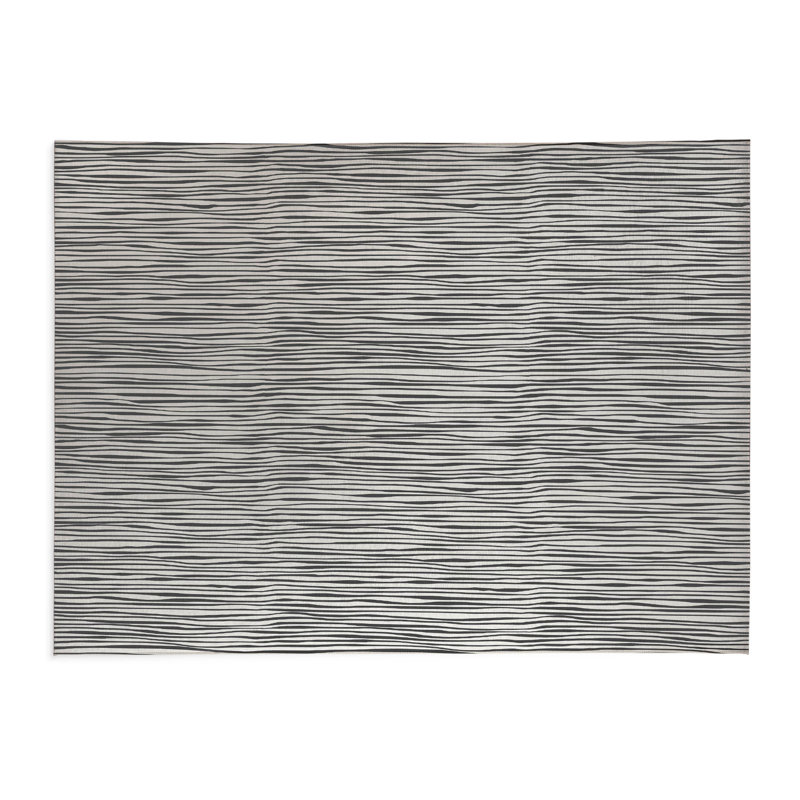 Thick N Thin Activity Mat, Ivory/Charcoal, Rectangle 2' x 3'
