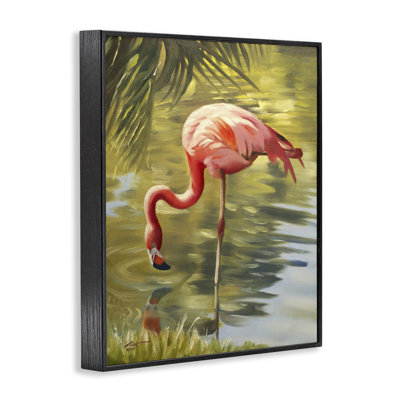 «Flamingo Shallow Pond», estampe numérique par D. Rust