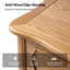 Table de bout traditionnelle à 2 tiroirs avec station de chargement et d'assemblage simple Lundgren-1091361112