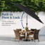 Parasol de patio à 3 niveaux-130904409