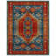 Tapis bleu / rouge Drumawillin Southwestern-207658990