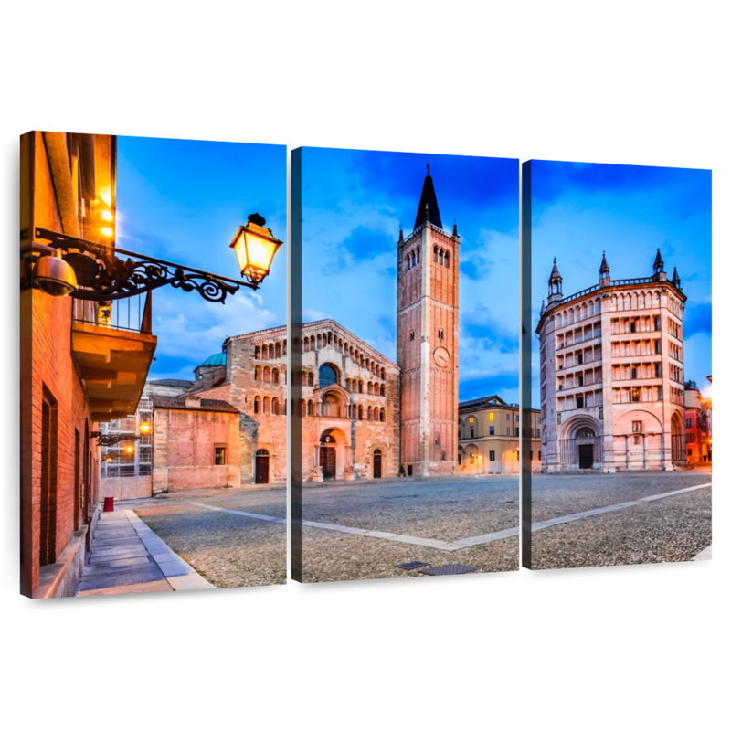 Nicci Piazza Del Duomo In Italy, 28" H x 45" W